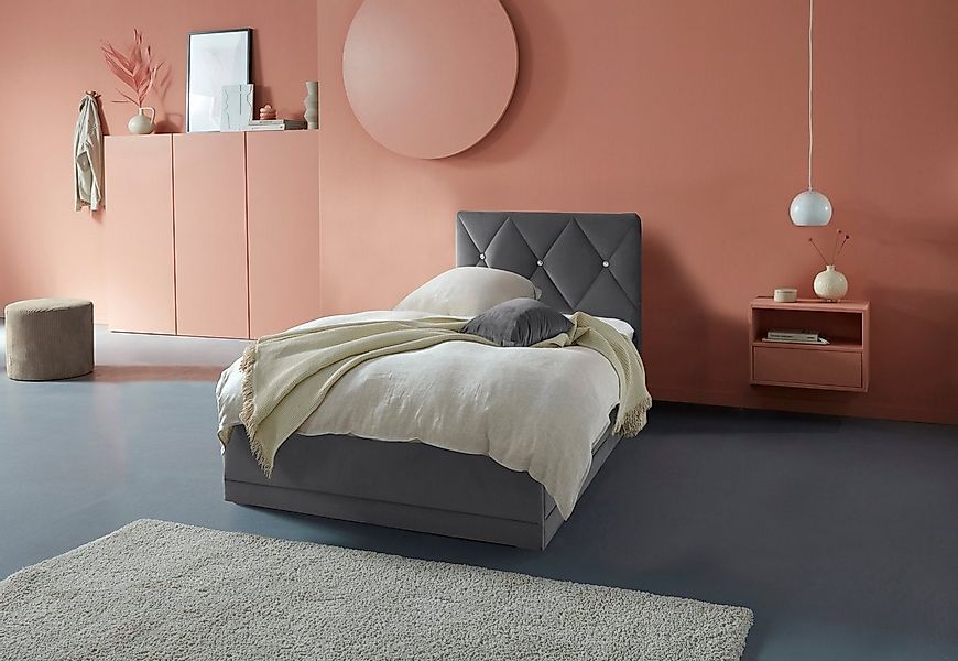 Westfalia Schlafkomfort Polsterbett Adamas, auch mit Bettkasten, Knopfheftu günstig online kaufen