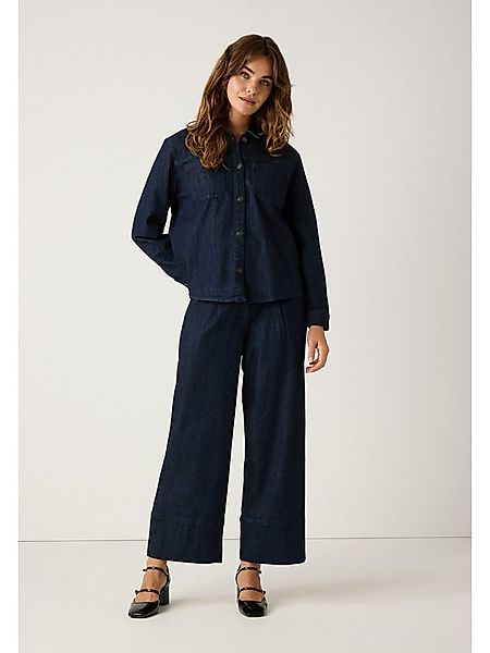 MORE&MORE Klassische Bluse Stretch-Denimhemd, langarm günstig online kaufen