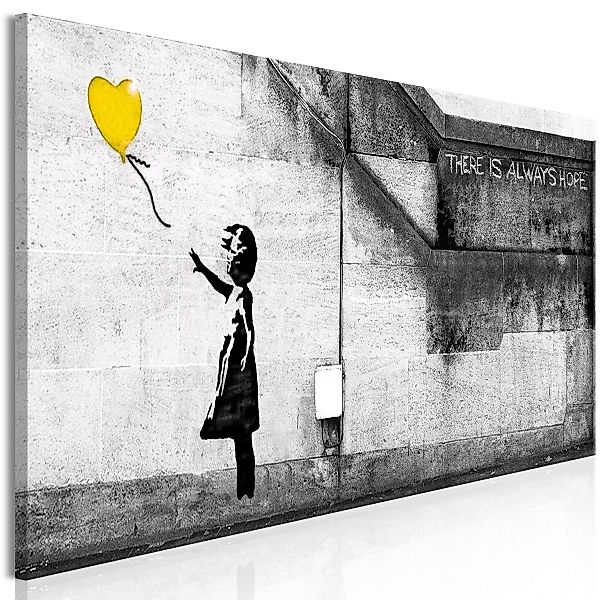 Wandbild - There is Always Hope (1 Part) Narrow Yellow günstig online kaufen
