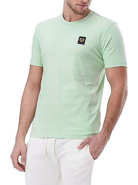 Belstaff T-Shirt Retro 1924 Patch Regular Fit Shirt Gesticktem Rand versehe günstig online kaufen