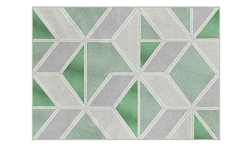Webteppich  Mikah ¦ grün ¦ Synthetische Fasern ¦ Maße (cm): B: 160 Teppiche günstig online kaufen