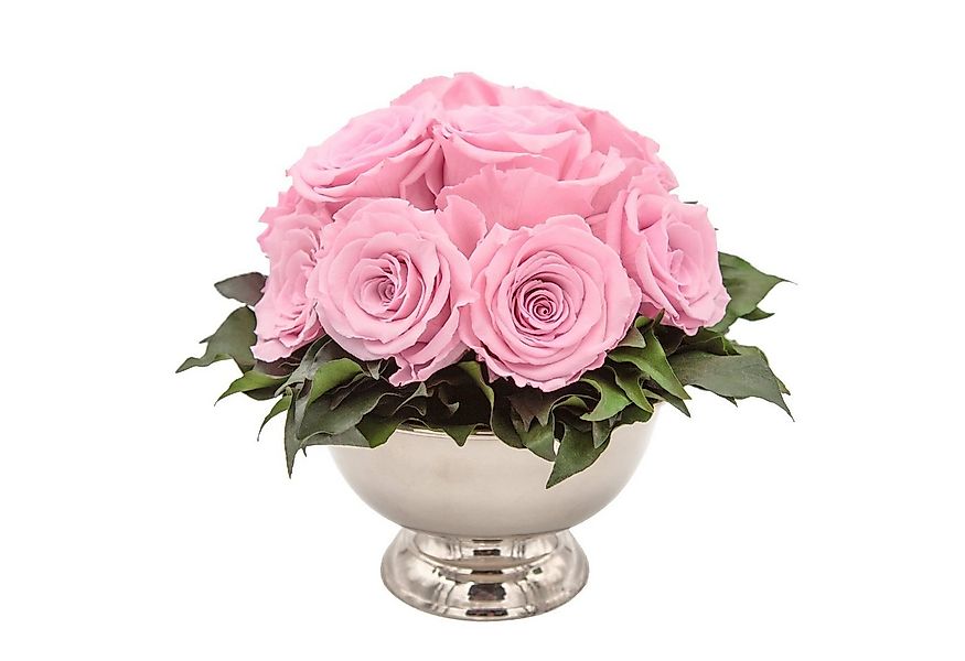 Gestecke Blumengesteck 11 Infinity Rosen in Blumenschale Blumenstrauß Rosen günstig online kaufen