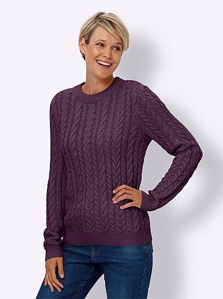 Sieh an! Strickpullover Langarm-Pullover günstig online kaufen