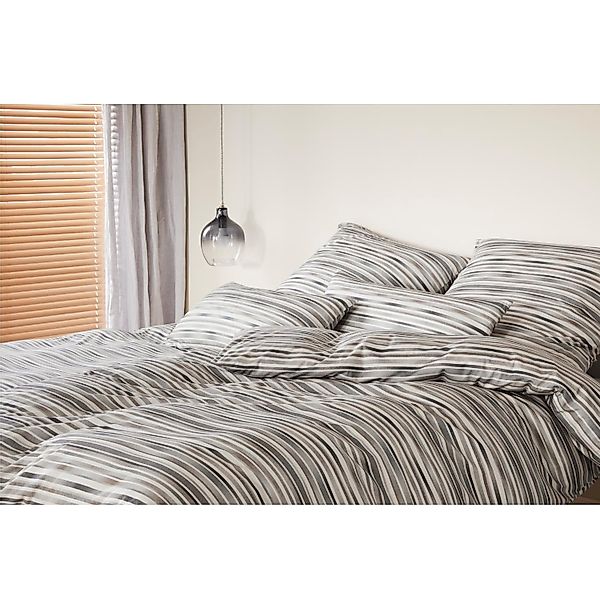 Elegante Interlock Jersey Bettwäsche Desire 3607-7 Grau Taupe 135x200 günstig online kaufen