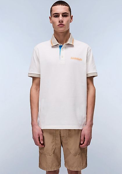 Napapijri Poloshirt "E-ZERI SS" Mit Rundhalsausschnitt günstig online kaufen
