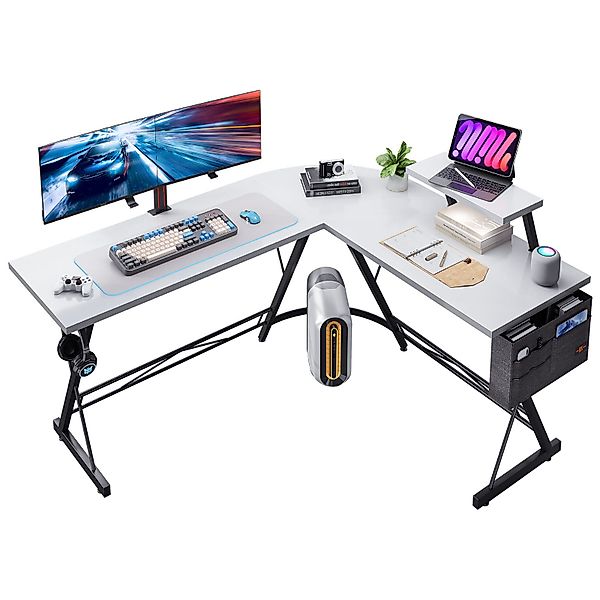 ODK Computertisch L Form Gaming Schreibtisch, günstig online kaufen