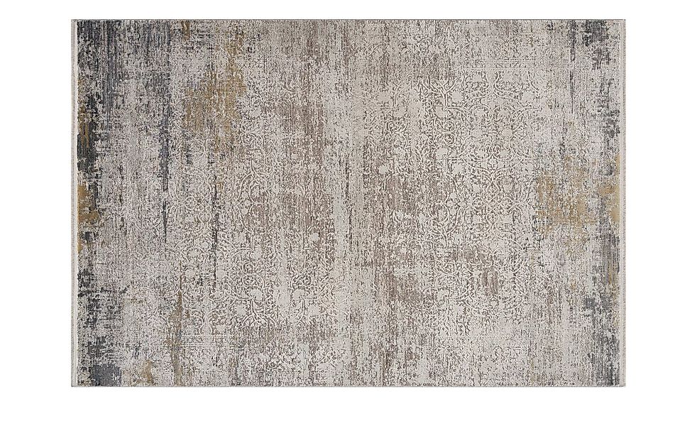 Kurzflorteppich - grau - Synthethische Fasern - 160 cm - Sconto günstig online kaufen