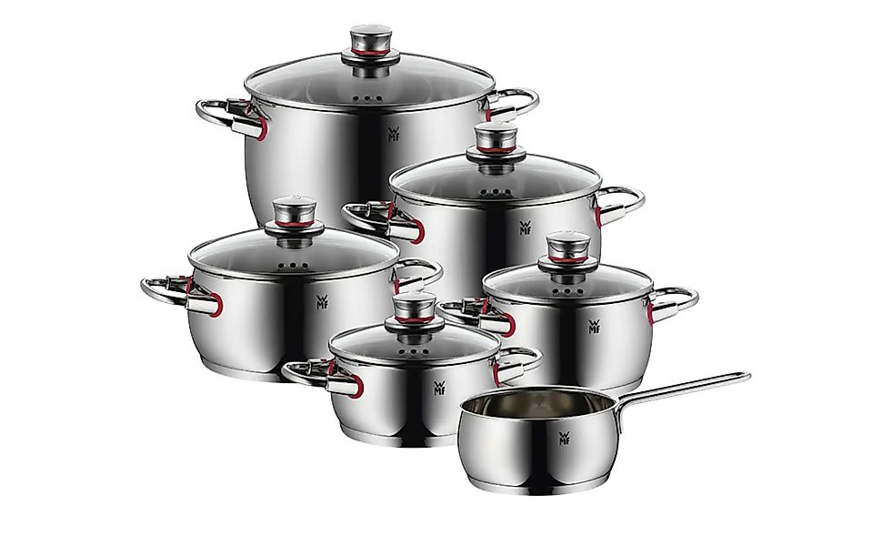 WMF Topf-Set 6er Set Quality One ¦ silber ¦ Edelstahl ¦ Maße (cm): B: 32 H: günstig online kaufen