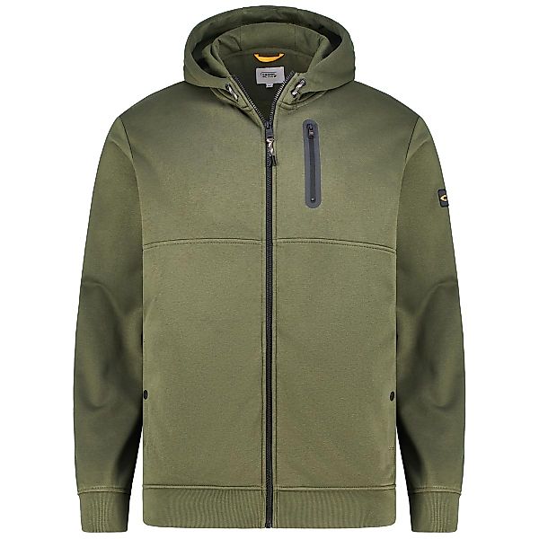 camel active Sweatjacke aus Baumwollmischung Farbe oliv Größe: 6XL günstig online kaufen