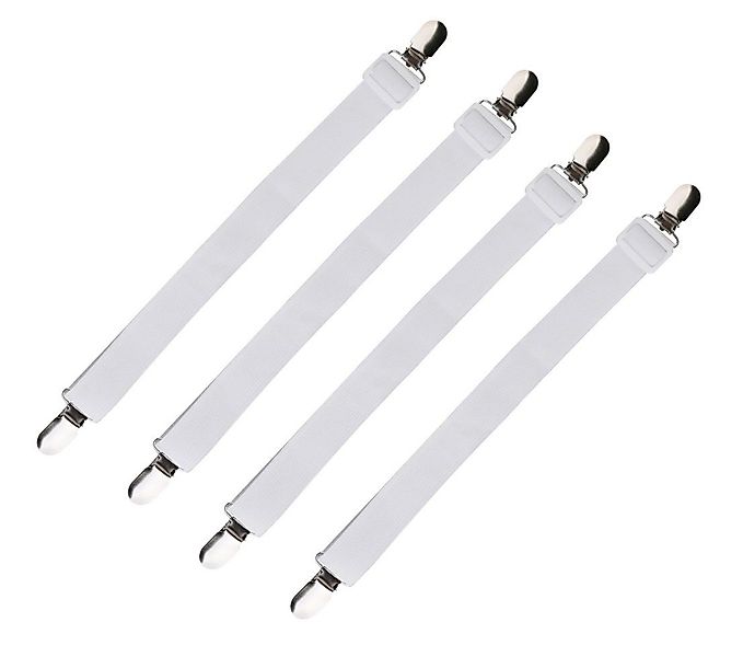 BAYLI Spannbettlaken Verstellbare Bettlakenspanner [4er Set], günstig online kaufen