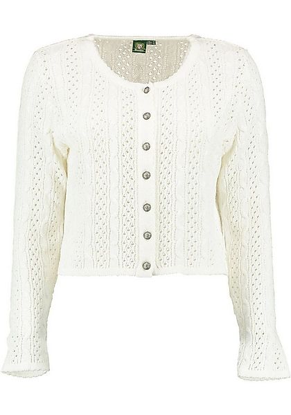 OS Trachten Strickjacke Gnoyor Trachtenjacke mit Zopfmuster günstig online kaufen