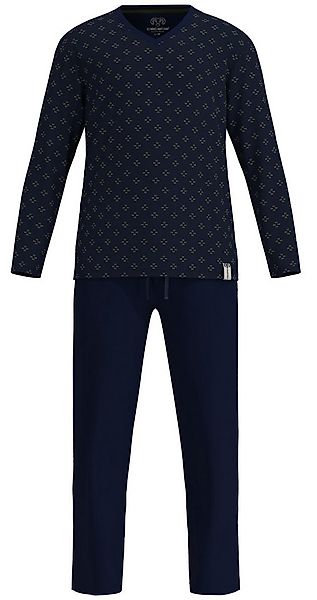 CECEBA Schlafanzug Herren Pyjama Interlock warm (2 tlg) Modisches Design günstig online kaufen