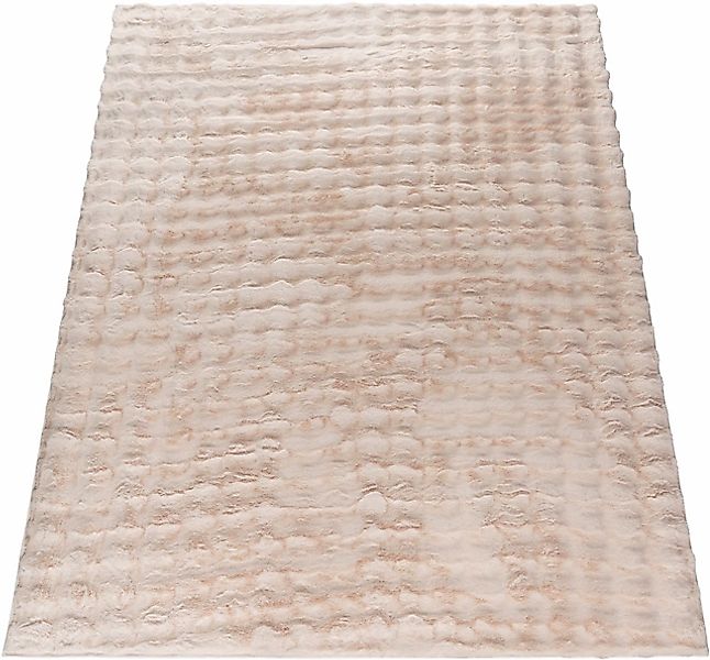 Paco Home Hochflor-Teppich »Arnheim 741«, rechteckig, 34 mm Höhe, Uni Farbe günstig online kaufen