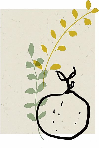 Komar Bild "Fruit du paradis" Natur 1 Stk. tlg. Wandbild zur Dekoration - o günstig online kaufen