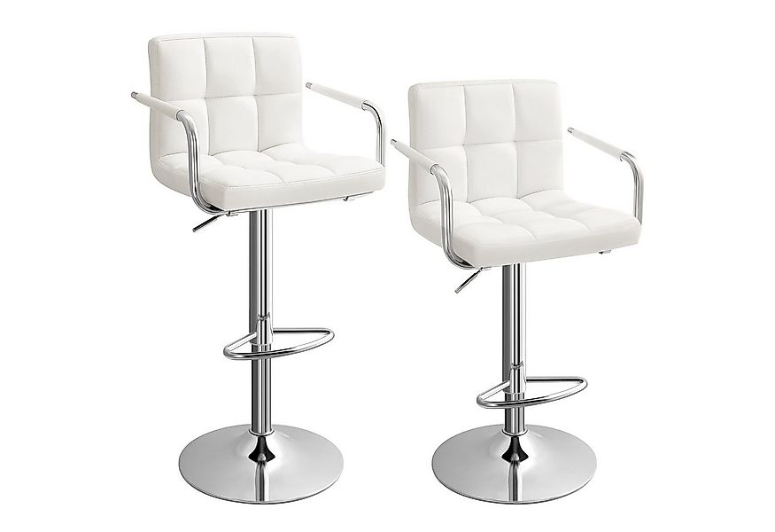 SONGMICS Barhocker Barstühle (Set, 2 St., 2er), Kunstlederbezug, Höhe 95-11 günstig online kaufen