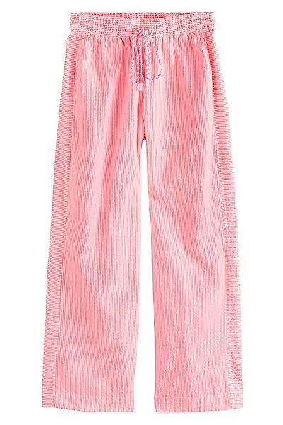 Next Schlupfhose Gestreifte Schlupfhose mit weitem Bein, Kurzgröße (1-tlg) günstig online kaufen