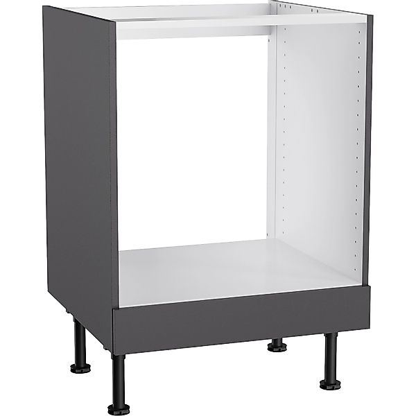 Optifit Küchen-Herdumbau Ingvar420 60 cm x 87 cm x 58,4 cm Anthrazit Matt günstig online kaufen