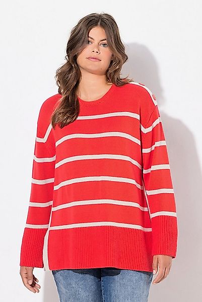 Laurasøn Strickpullover Ringel Strickpullover Langarm Rundhals günstig online kaufen