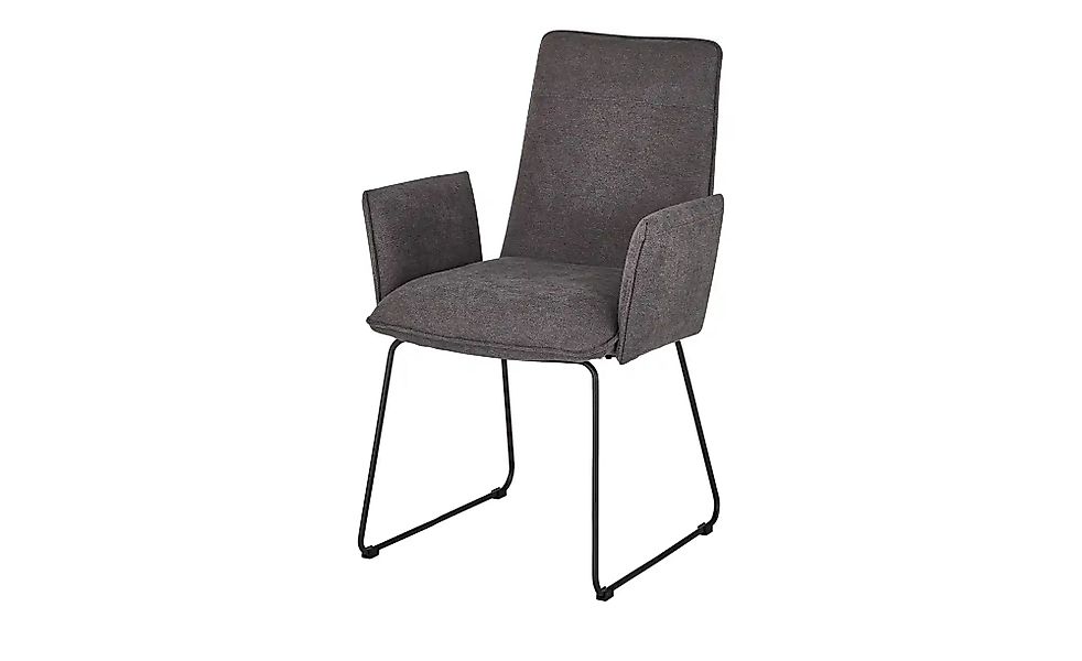 Kufenstuhl   Helge ¦ grau ¦ Maße (cm): B: 60 H: 93 T: 63.0 Stühle > Esszimm günstig online kaufen