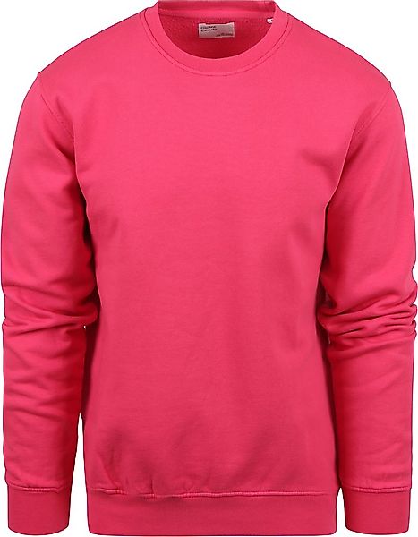 Bunter Standard-Pullover Dunkelrosa - Größe XXL günstig online kaufen