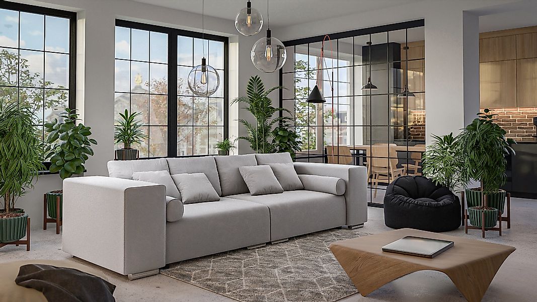 S-Style Möbel Big-Sofa Cork mit Schlaffunktion günstig online kaufen