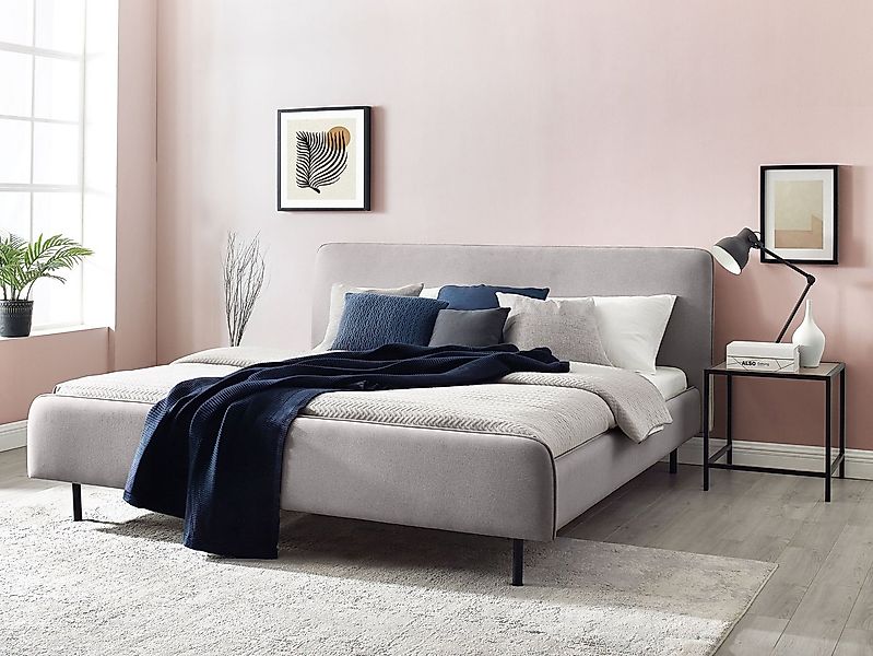 Home affaire Polsterbett Edvard, mit gepolstertem Kopf- & Fußteil günstig online kaufen
