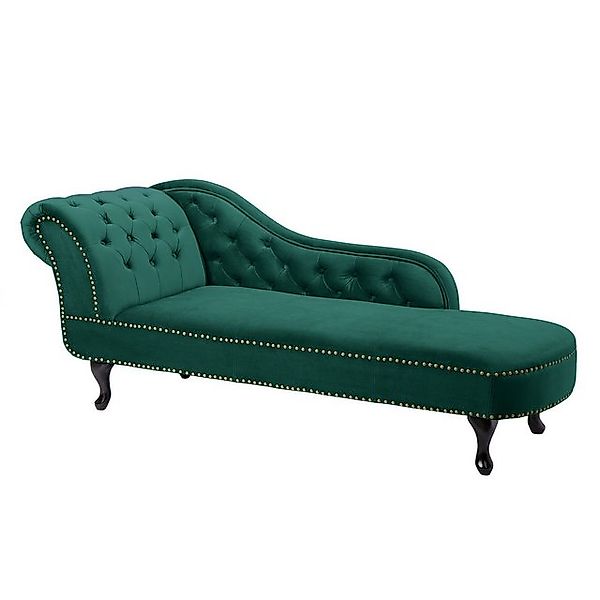 riess-ambiente Recamiere CHESTERFIELD 170cm smaragdgrün, 1 Teile, Wohnzimme günstig online kaufen