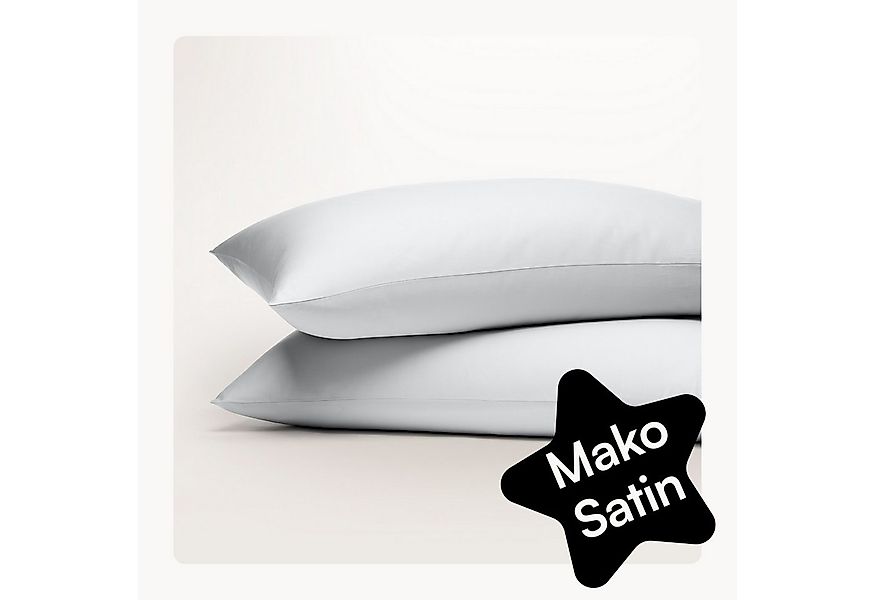 Seralino Kissenbezüge Mako Satin Kissenbezug (100% Bio Baumwolle) weich, ha günstig online kaufen