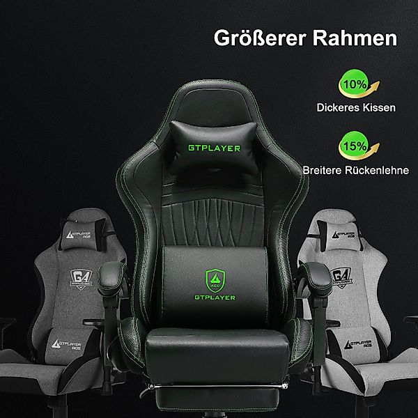 GTPLAYER Gaming-Stuhl ergonomischer Bürostuhl mit HIFI günstig online kaufen