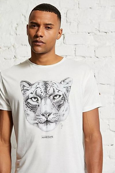 wunderwerk Rundhalsshirt Tee snow leopard male günstig online kaufen