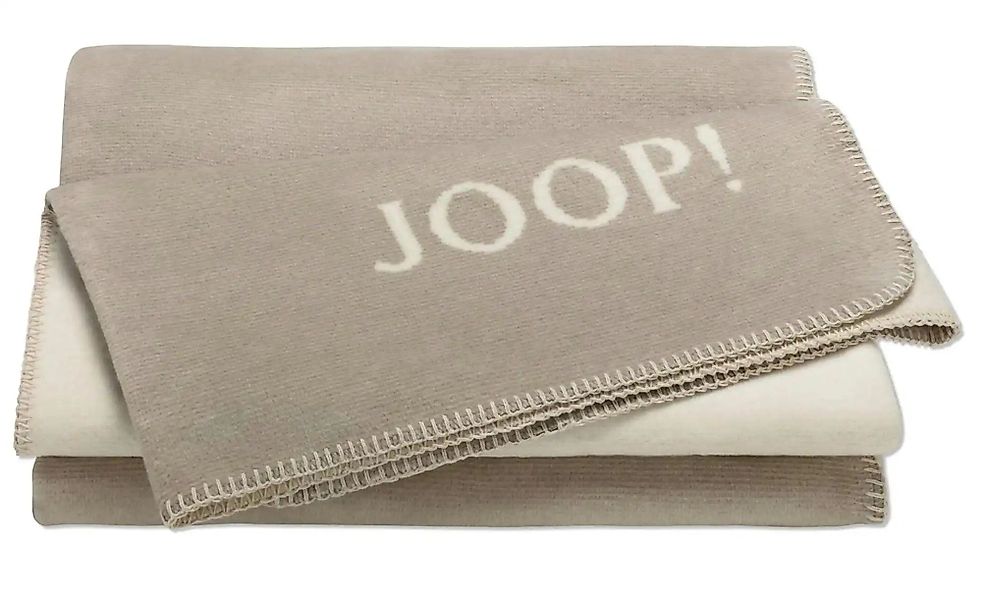 JOOP! Wohndecke Melange Doubleface   ¦ grau ¦ Baumwollmischgewebe ¦ Maße (c günstig online kaufen