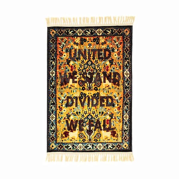 Teppich Burnt - United textil bunt / 80 x 120 cm - Durch Verbrennung erhalt günstig online kaufen