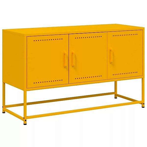 vidaXL TV-Schrank Senfgelb 100,5x39x60,5 cm Stahl günstig online kaufen