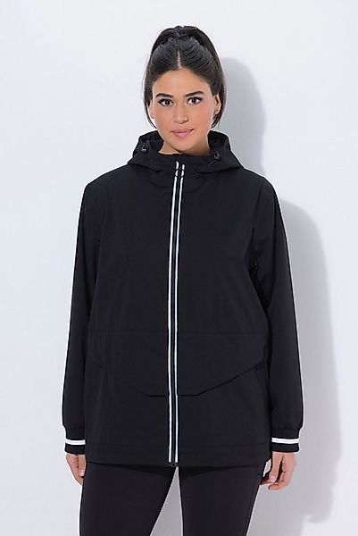 Ulla Popken Funktionsjacke Funktionsjacke wasserdicht Reflektordruck Kapuze günstig online kaufen