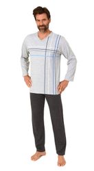 Normann Pyjama Normann Herren langarm Schlafanzug günstig online kaufen