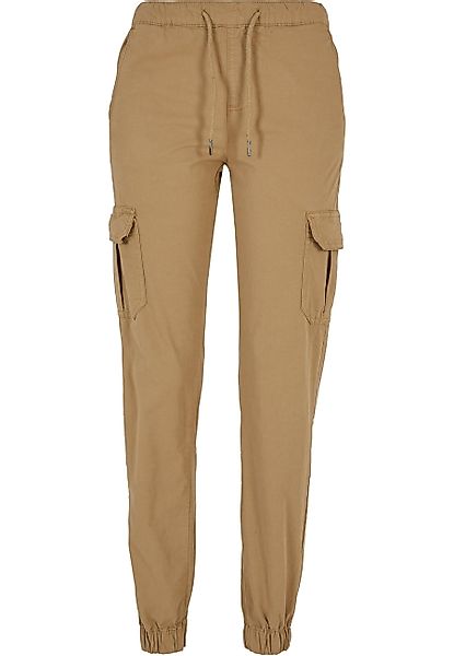 URBAN CLASSICS Cargohose "Urban Classics Damen Ladies High Waist Cargo Jogg günstig online kaufen