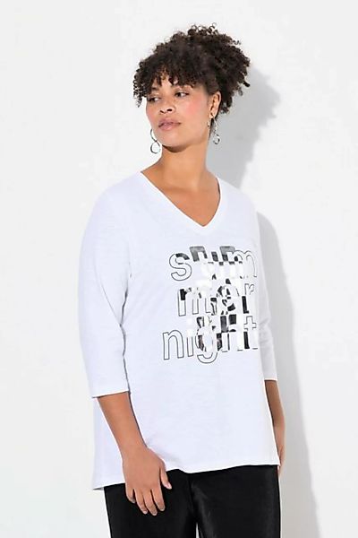 MIAMODA T-Shirt T-Shirt A-Linie Statement 3/4-Ärmel günstig online kaufen