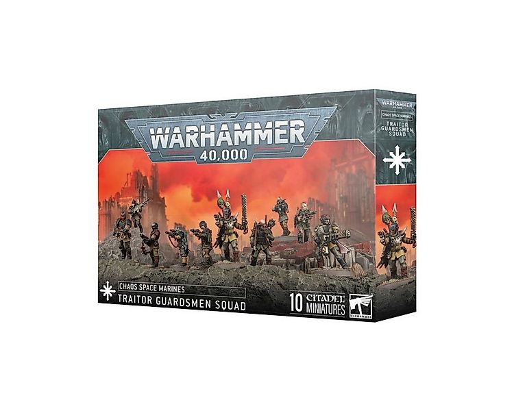 Games Workshop Spielfigur Warhammer 40.000 Chaos Space Marines Traitor Guar günstig online kaufen