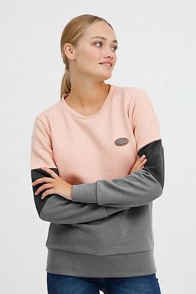 OXMO Sweatshirt OXTrine Sweatshirt im Colorblock-Design günstig online kaufen