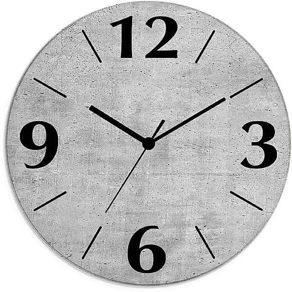 Artland Wanduhr Grauer Beton (wahlweise mit günstig online kaufen