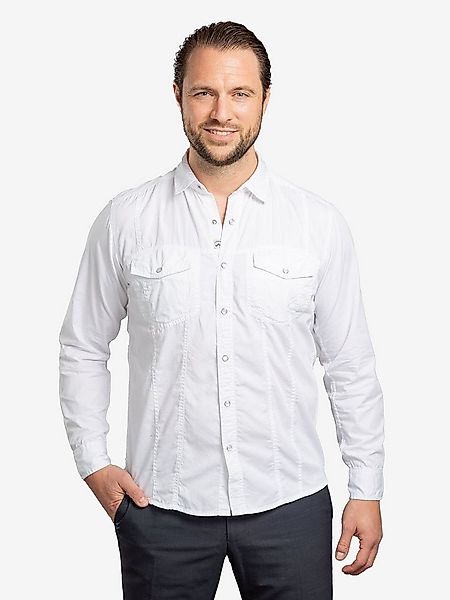 Checker Jeanshemd Dynasty Denim bluse longsleeve langarm günstig online kaufen