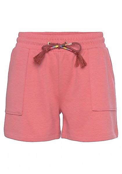 Vivance Sweatshorts Kurze Hose mit aufgesetzten Taschen und Kontrastkordel, günstig online kaufen