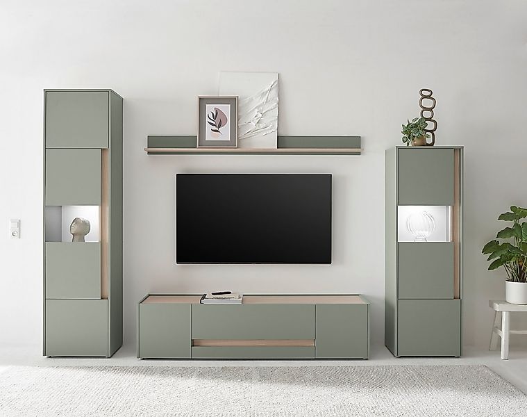 INOSIGN Wohnwand City/Giron, moderne Anbauwand, Komplettset in vielen Farbe günstig online kaufen