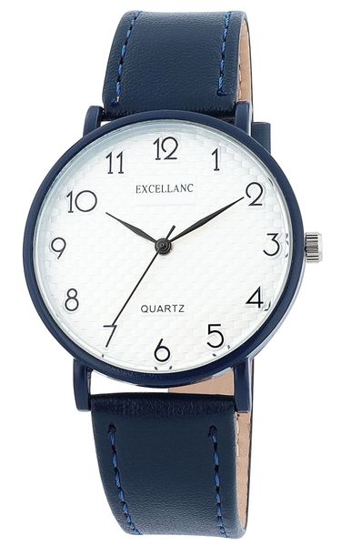 Excellanc Quarzuhr 1900304 mit Lederimitationsband, 3 günstig online kaufen
