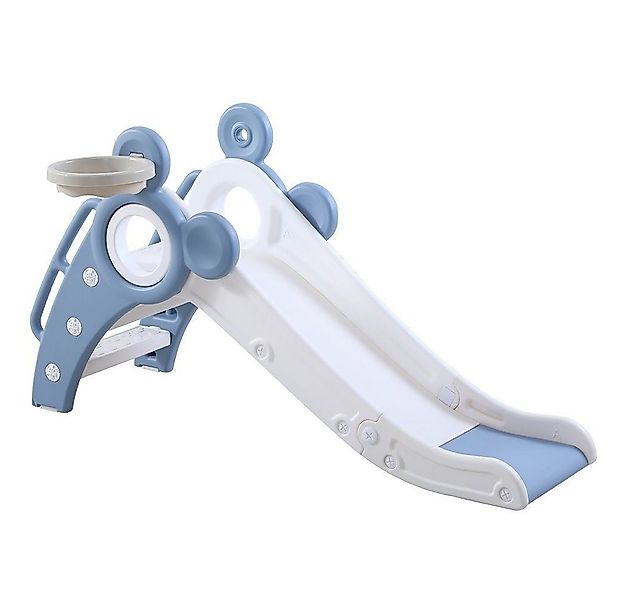 OUNUO Rutsche Faltbare Kinderrutsche mit Basketballkorb für 1-3 Jahre günstig online kaufen