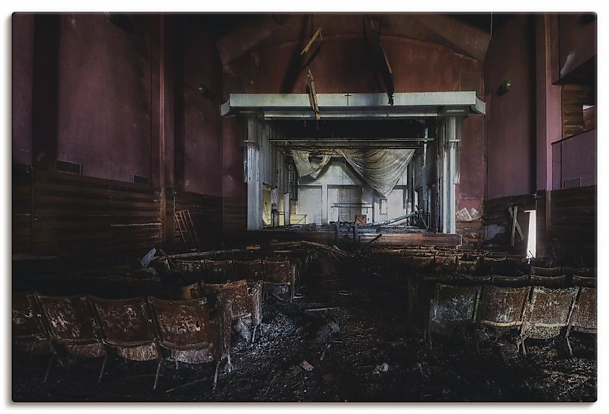 Artland Wandbild "Lost Place - Kino - verlassene Orte", Gebäude, (1 St.), a günstig online kaufen