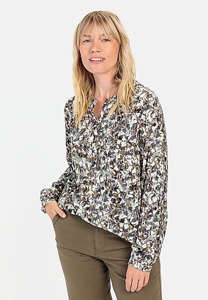 camel active Schlupfbluse mit Stehkragen geblümt günstig online kaufen