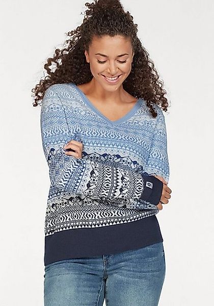 KangaROOS Jacquardpullover, im Norweger-Muster mit kleinen Kängurus günstig online kaufen