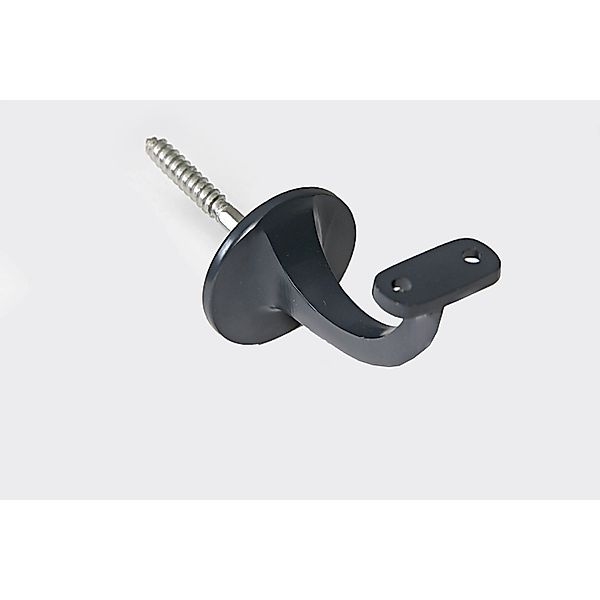 Handlaufkonsolen Anthrazit aus Aluminium für Ø 52 mm Holzhandlauf günstig online kaufen