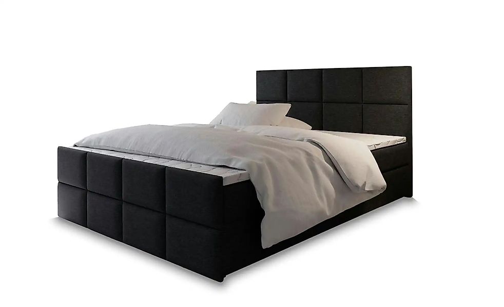 MASSENO Boxbett mit Bettkasten Ariel ¦ schwarz ¦ Maße (cm): B: 160 H: 98 Be günstig online kaufen